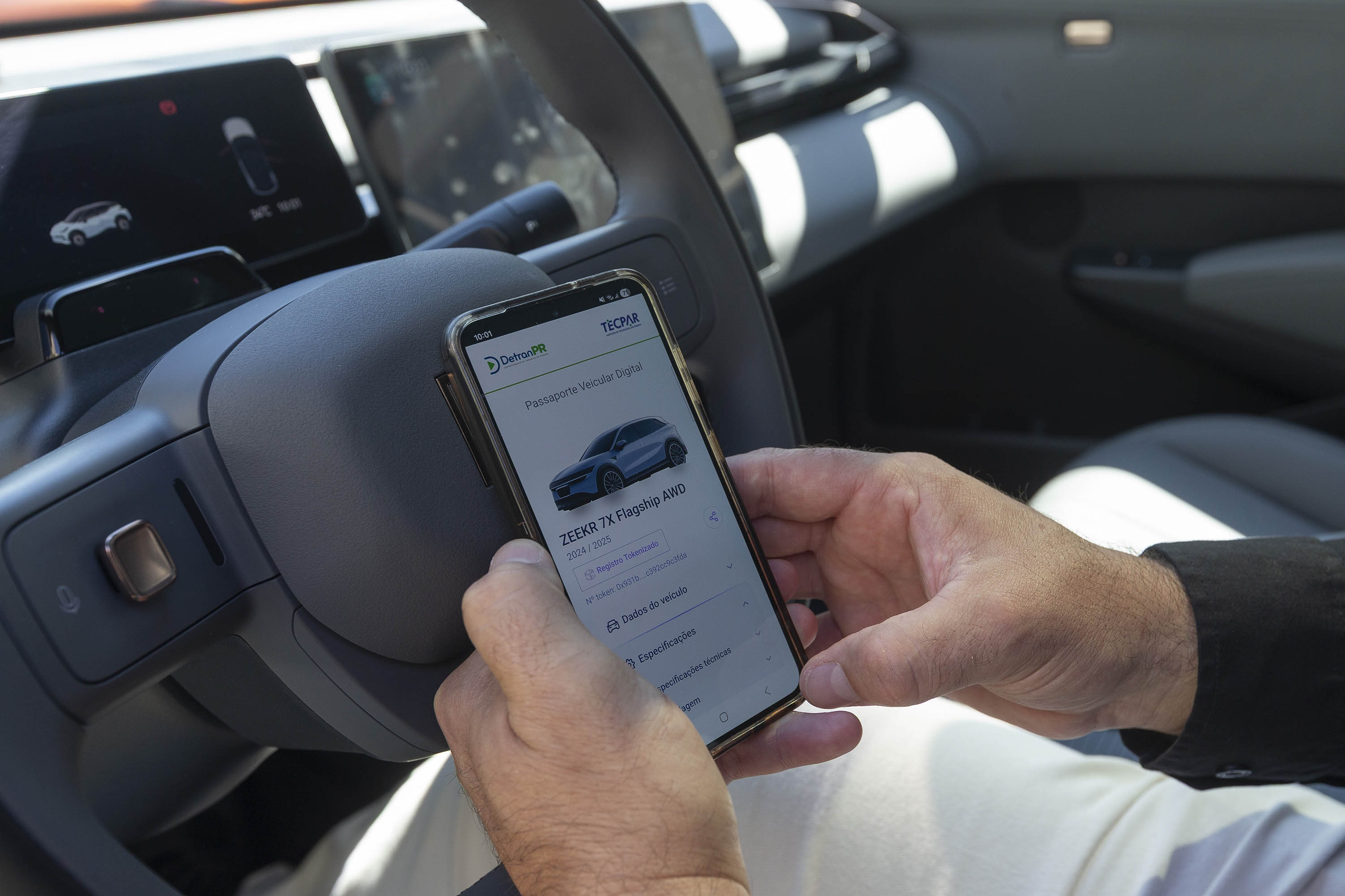 Projeto inédito transforma veículos do Paraná em ativos digitais