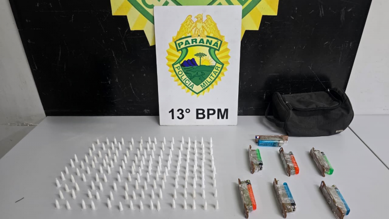 Polícia Militar prende homem por tráfico de drogas em Curitiba