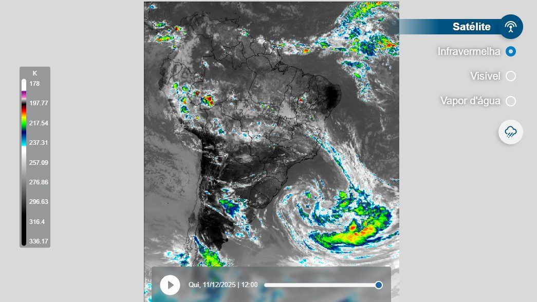 Previsão do tempo: ventos diminuem hoje e não devem ocorrer na sexta, 12